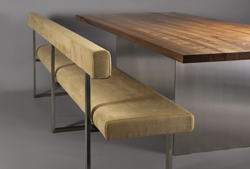 Eckbank mit gepolsteter Sitzfläche